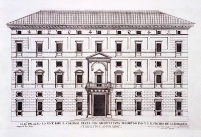 Palazzo Borghese, Rome, from 